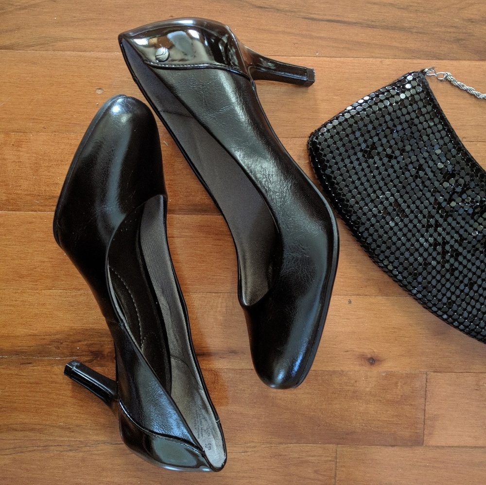 Lifestride comfortable heels - black